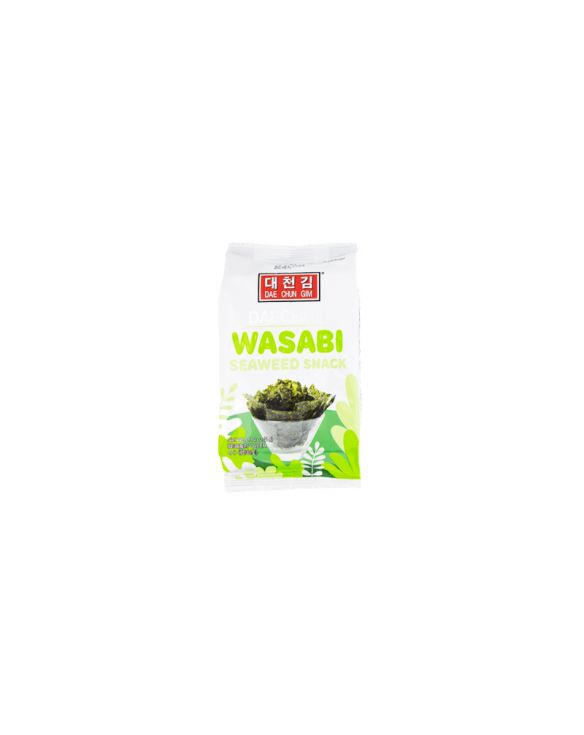 Algas snack sabor wasabi (DAE CHUN GIM) 4g