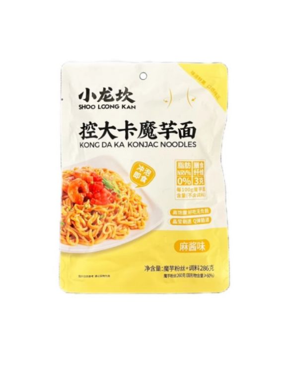 Fideos de konjac con salsa de sésamo (XIAOLONGKAN) 286g