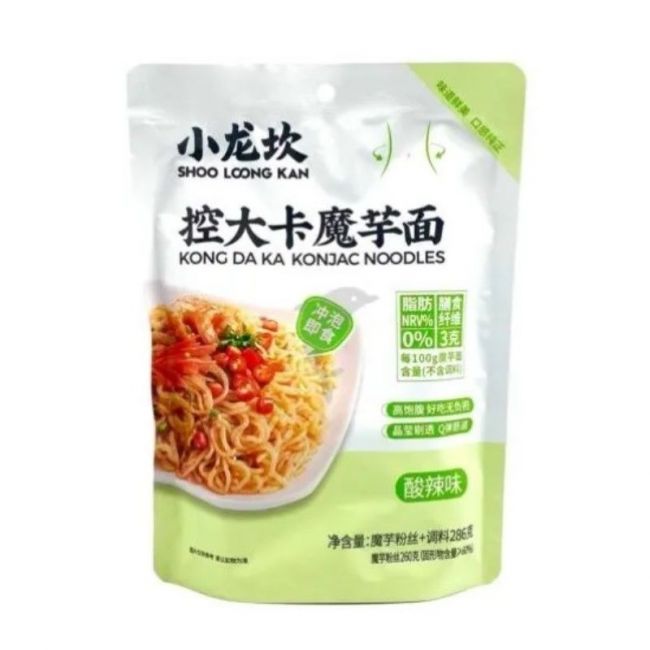 Fideos de konjac con sabor agrio y picante (XIAOLONGKAN) 286g