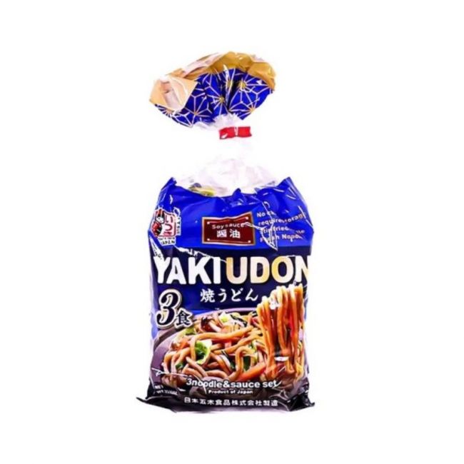 Tallarines yaki udon fresco con salsa de soja 3pc (ITSUKI) 678g