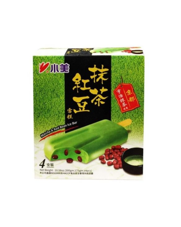 Helado sabor matcha y soja roja (BAMBOO TREE) 4x75g