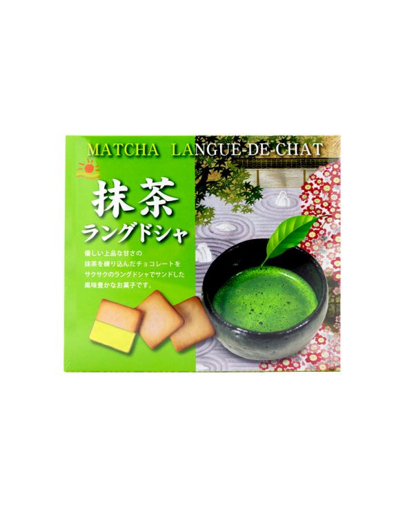 Galleta de té verde langue de chat (NIKKO SHOKUHIN) 90g (10pcs)