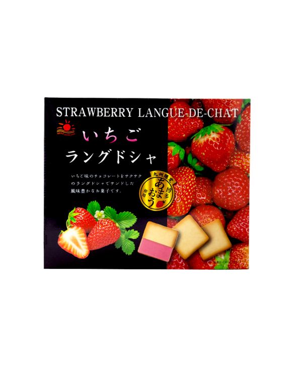 Galleta de fresa langue de chat (NIKKO SHOKUHIN) 90g (10pcs)