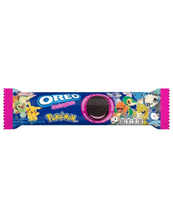 Galletas rollo relleno fresa pokemon (OREO) 119.6g