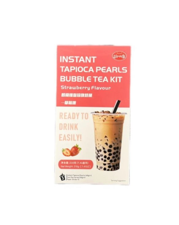 Kit de bubble tea sabor fresa (KLKW) 210g