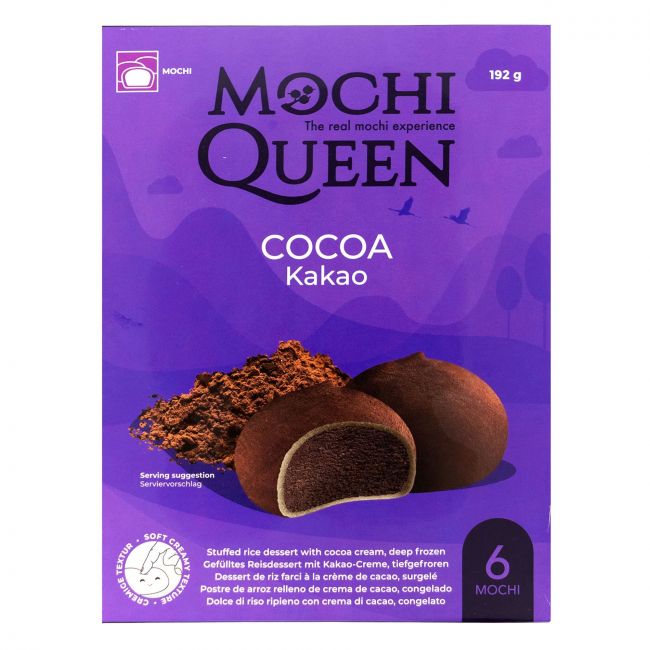 Mochi de luxo chocolate 6pcs (MOCHI QUEEN) 192g