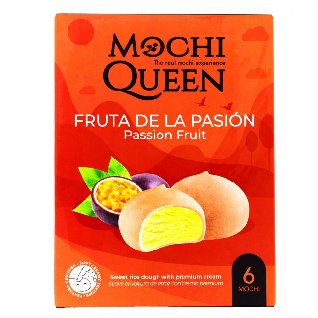 Mochi delux maracuyá 6pcs (MOCHI QUEEN) 192g