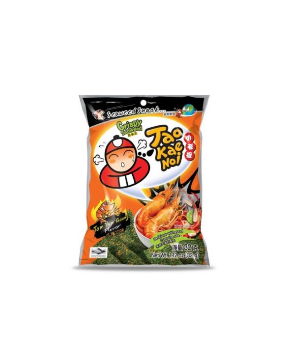 Snack de alga con sabor a tom yum (TAOKAENOI) 32g