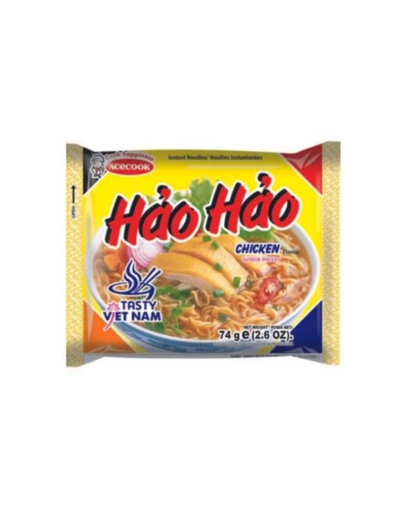 Fideos instantáneos Hao-Hao con sabor a pollo (ACECOOK) 74g