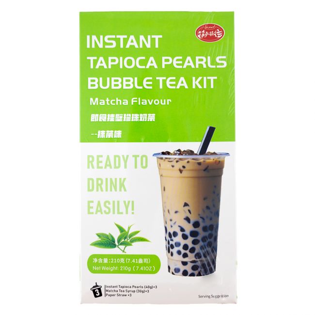 Kit de bubble tea sabor matcha (KLKW) 210g