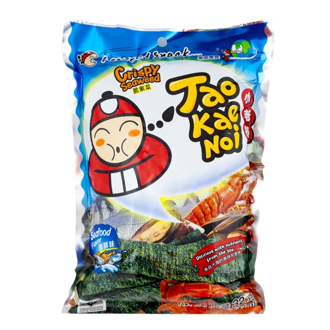 Snack de alga con sabor a marisco (TAOKAENOI) 32g