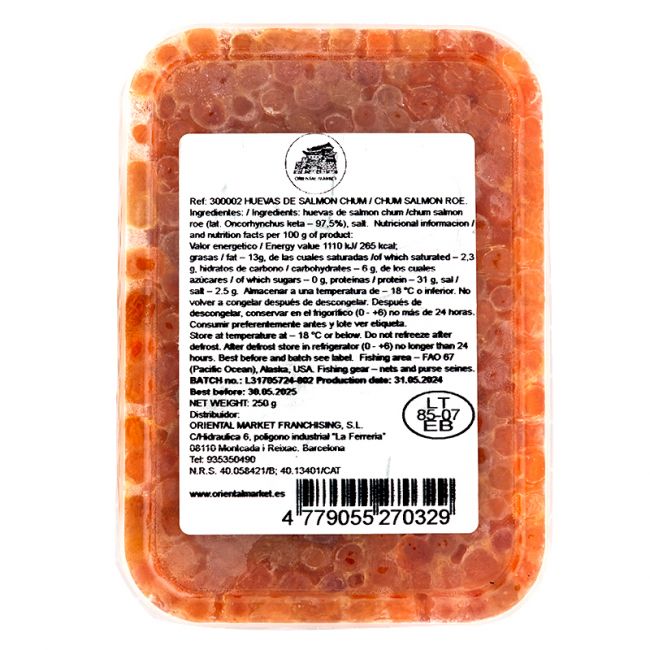 Huevas ikura chum 250g