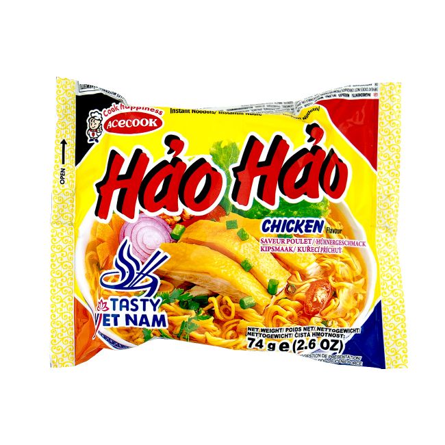 Fideos instantáneos Hao-Hao con sabor a pollo (ACECOOK) 74g