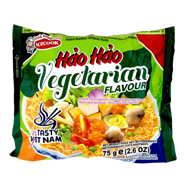 Fideos instantáneos Hao-Hao con sabor a verduras (ACECOOK) 75g