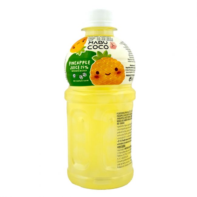 Bebida de piña con gelatina (MABU COCO) 320ml