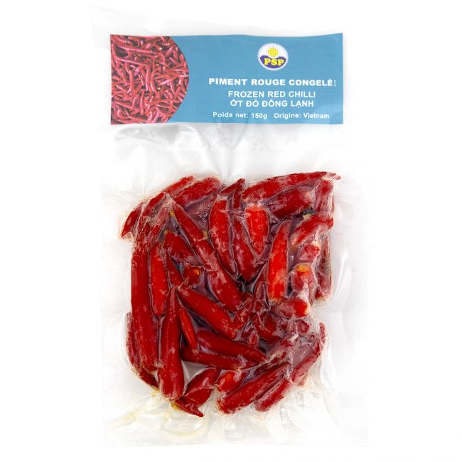 Chili rojo congelado 150g