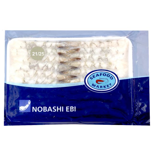 Nobashi ebi vannamei 21/25 20pcs (SEAFOOD MARKET) 360g