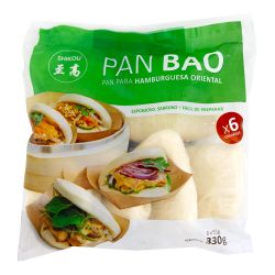 Pan gua bao blanco 6pcs-55g...