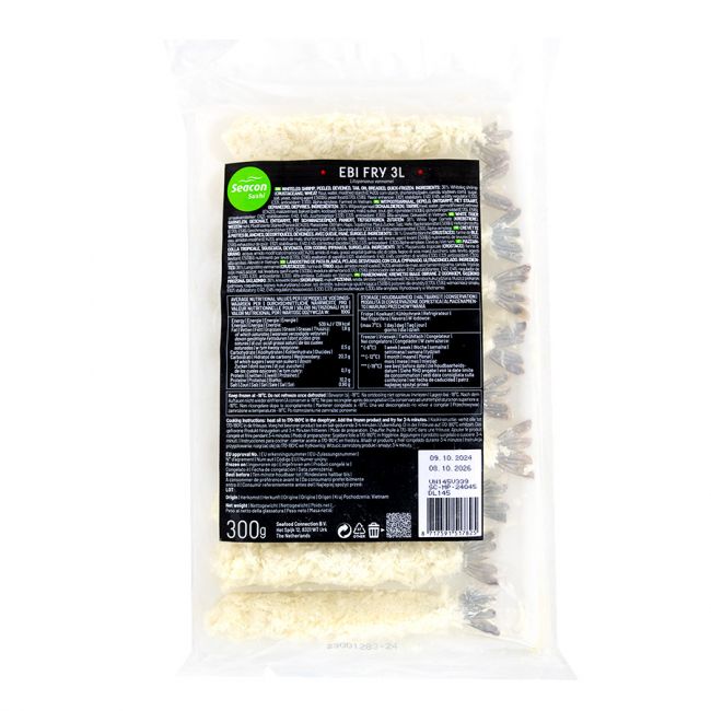 Langostino con panko 3L (10pcs) 300g (SEACON)