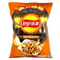 Chips patata sabor cerdo frito a la pimienta de Sichuan (LAYS) 70g