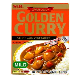 Salsa de curry poco picante...