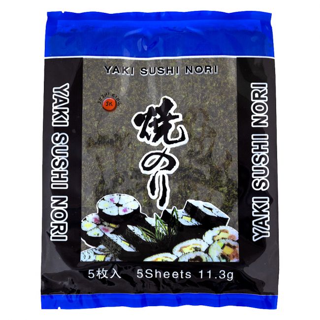 Alga yaki nori sushi 5 hojas (SUSHI KING) 11,3g