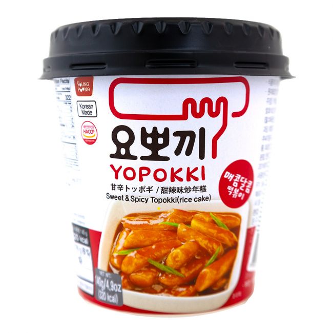 Topokki cup sabor dulce y picante (YOPOKKI) 120g